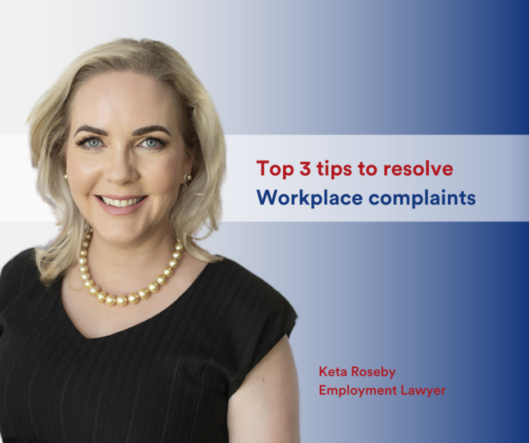Workplace complaints